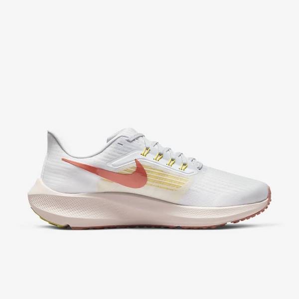 παπουτσια για τρεξιμο Nike Air Zoom Pegasus 39 δρομου γυναικεια ασπρα ανοιχτο | NK306YCT