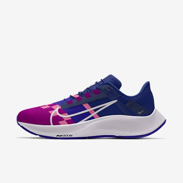 παπουτσια για τρεξιμο Nike Air Zoom Pegasus 38 By You δρομου ανδρικα Πολύχρωμο | NK372JDE