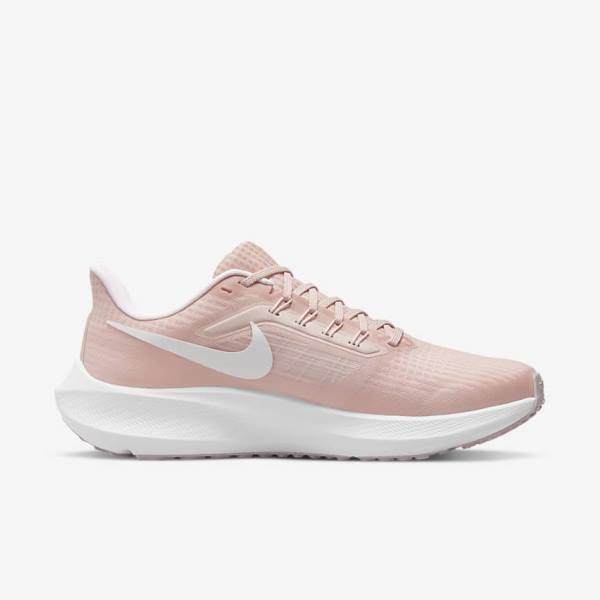 παπουτσια για τρεξιμο Nike Air Zoom Pegasus 39 δρομου γυναικεια ροζ ανοιχτο ροζ ασπρα | NK708QXG