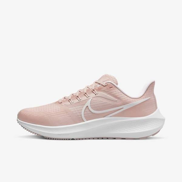 παπουτσια για τρεξιμο Nike Air Zoom Pegasus 39 δρομου γυναικεια ροζ ανοιχτο ροζ ασπρα | NK708QXG