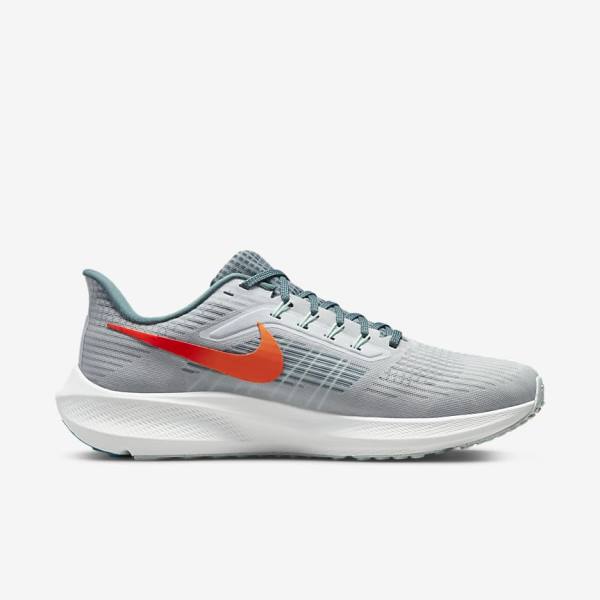 παπουτσια για τρεξιμο Nike Air Zoom Pegasus 39 δρομου ανδρικα Πλατίνα πορτοκαλι | NK928FYG