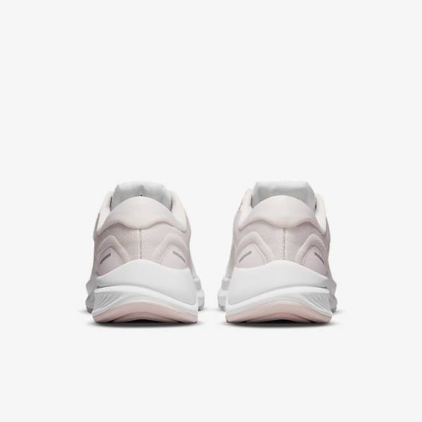 παπουτσια για τρεξιμο Nike Air Zoom Structure 24 δρομου γυναικεια ασπρα ανοιχτο ροζ γκρι πρασινο | NK108NRT