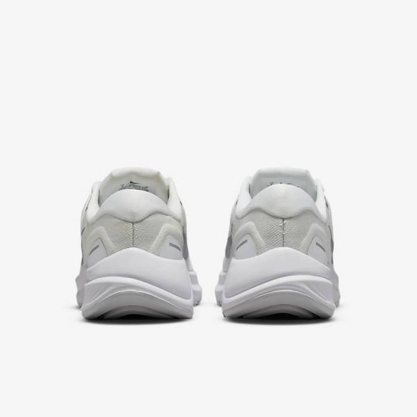 παπουτσια για τρεξιμο Nike Air Zoom Structure 24 δρομου γυναικεια ασπρα Πλατίνα Πλατίνα μεταλλικός ασημι | NK649KEZ