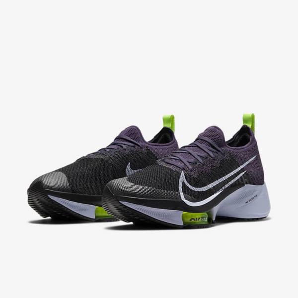 παπουτσια για τρεξιμο Nike Air Zoom Tempo NEXT% δρομου γυναικεια μπλε ρουά μπλε μαυρα μπλε ρουά | NK128ASF