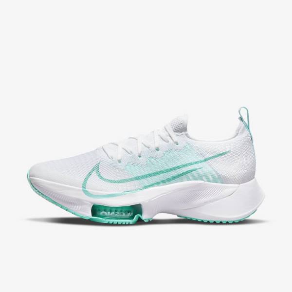 παπουτσια για τρεξιμο Nike Air Zoom Tempo NEXT% δρομου γυναικεια μαυρα σκούρο γκρι Πλατίνα ασπρα | NK154LEF