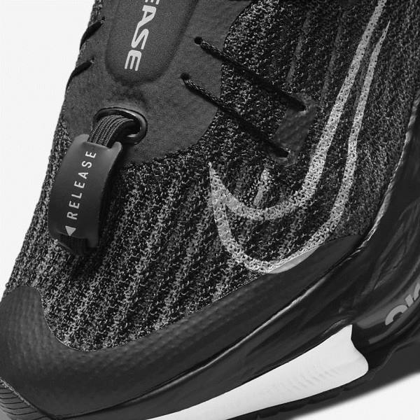 παπουτσια για τρεξιμο Nike Air Zoom Tempo NEXT% FlyEase Easy On-Off δρομου γυναικεια μαυρα ασπρα | NK346MQZ