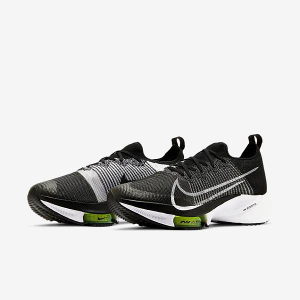 παπουτσια για τρεξιμο Nike Air Zoom Tempo NEXT% δρομου ανδρικα μαυρα ασπρα | NK781MHB