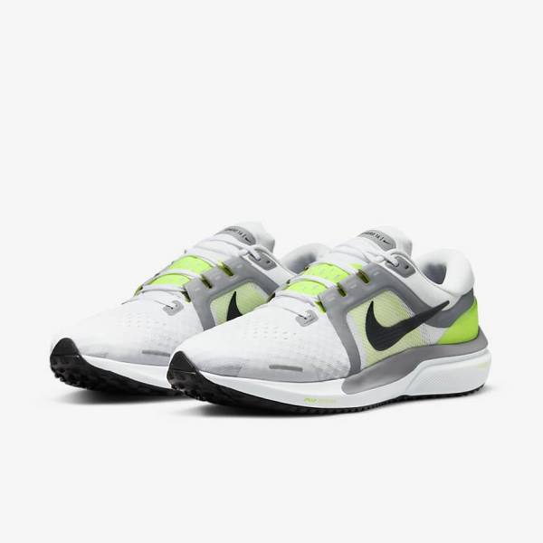 παπουτσια για τρεξιμο Nike Air Zoom Vomero 16 ανδρικα ασπρα γκρι μαυρα | NK208OWR