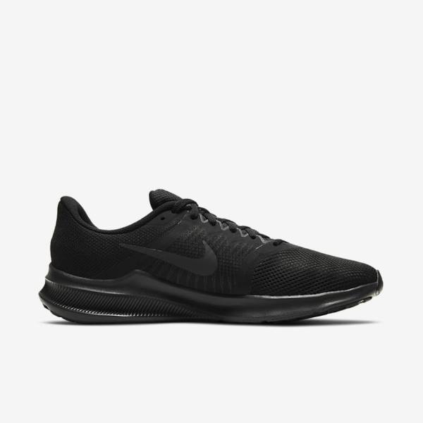 παπουτσια για τρεξιμο Nike Downshifter 11 δρομου ανδρικα μαυρα ανοιχτο γκρι σκούρο γκρι | NK697XLO