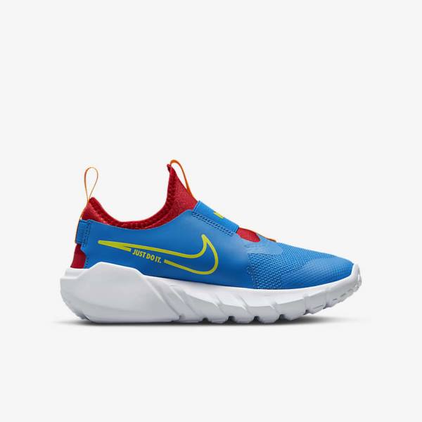 παπουτσια για τρεξιμο Nike Flex Runner 2 Older δρομου παιδικα μπλε κοκκινα χρυσο χρωμα πρασινο | NK158QPW