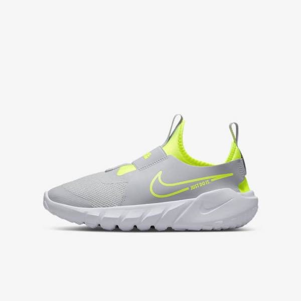 παπουτσια για τρεξιμο Nike Flex Runner 2 Older δρομου παιδικα γκρι μπλε | NK362URZ