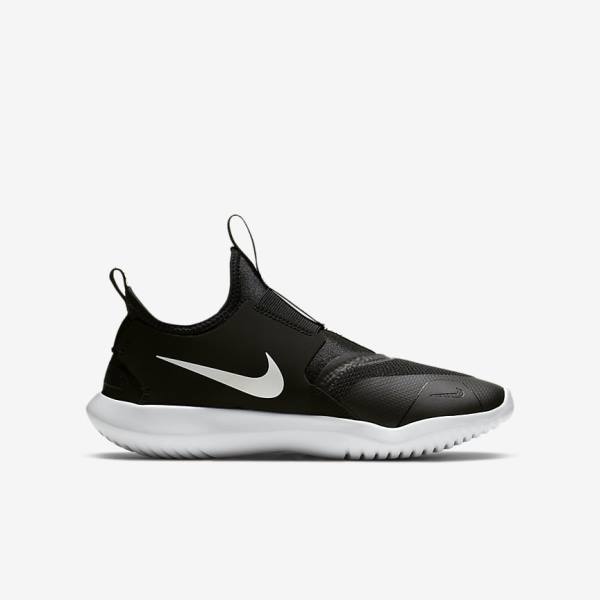 παπουτσια για τρεξιμο Nike Flex Runner Older παιδικα μαυρα ασπρα | NK861VGN