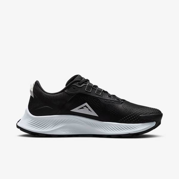 παπουτσια για τρεξιμο Nike Pegasus Trail 3 Trail γυναικεια μαυρα σκούρο γκρι Πλατίνα | NK196HKA