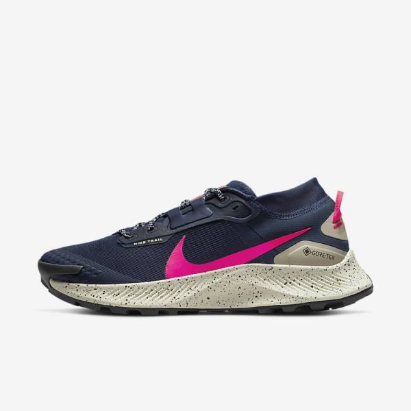 παπουτσια για τρεξιμο Nike Pegasus Trail 3 GORE-TEX αδιαβροχα Trail ανδρικα οψιάνος Ελιά κοκκινα | NK208YAD