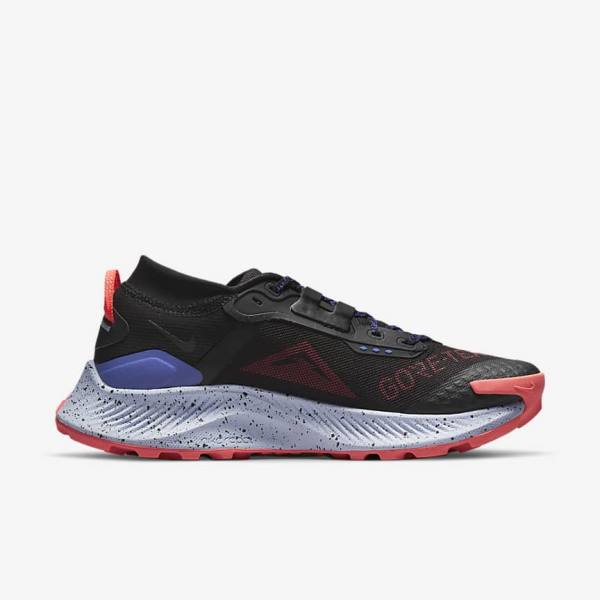 παπουτσια για τρεξιμο Nike Pegasus Trail 3 GORE-TEX αδιαβροχα Trail γυναικεια μαυρα ανοιχτο Μάνγκο κοκκινα | NK429RSZ