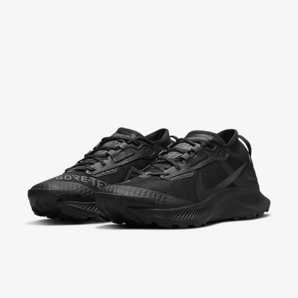 παπουτσια για τρεξιμο Nike Pegasus Trail 3 GORE-TEX αδιαβροχα Trail γυναικεια μαυρα σκούρο γκρι μαυρα | NK502WZU