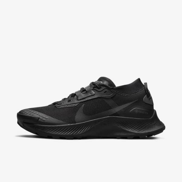 παπουτσια για τρεξιμο Nike Pegasus Trail 3 GORE-TEX αδιαβροχα Trail γυναικεια μαυρα σκούρο γκρι μαυρα | NK502WZU