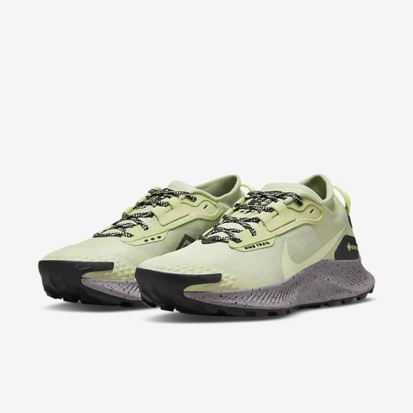 παπουτσια για τρεξιμο Nike Pegasus Trail 3 GORE-TEX αδιαβροχα Trail γυναικεια Ελιά μαυρα γκρι | NK614YWO