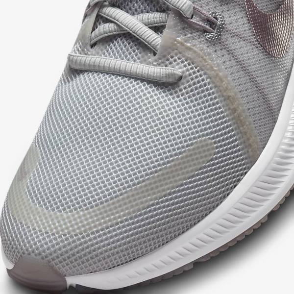 παπουτσια για τρεξιμο Nike Quest 4 Premium δρομου γυναικεια μαυρα ροζ σκούρο γκρι ασπρα | NK371BKZ