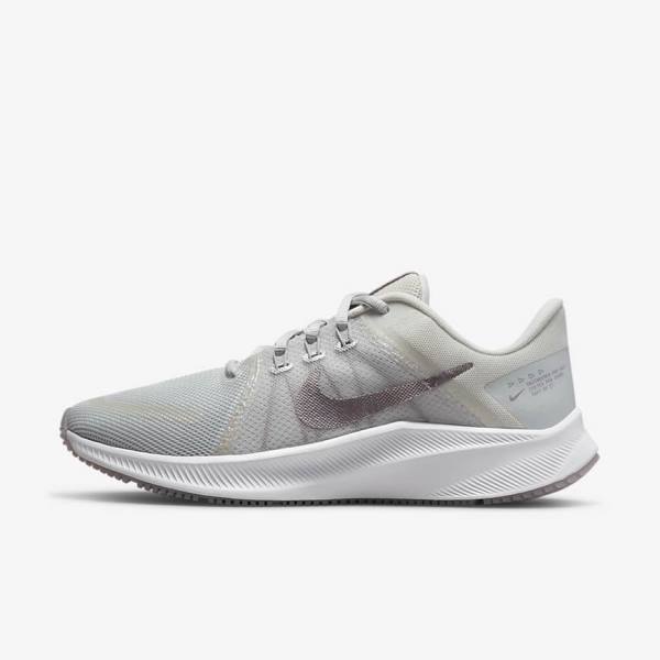 παπουτσια για τρεξιμο Nike Quest 4 Premium δρομου γυναικεια μαυρα ροζ σκούρο γκρι ασπρα | NK371BKZ