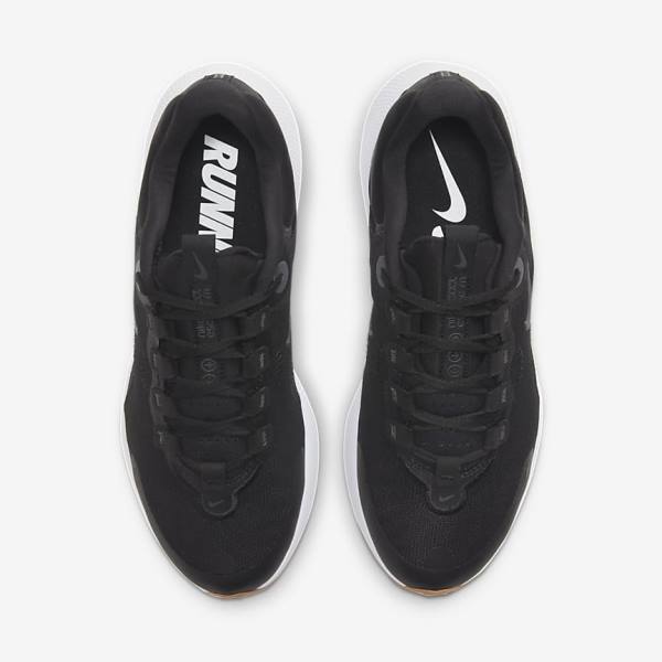 παπουτσια για τρεξιμο Nike React Escape Run δρομου γυναικεια μαυρα σκούρο γκρι ασπρα μαυρα | NK540HAW