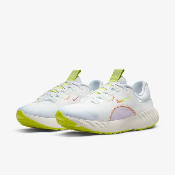 παπουτσια για τρεξιμο Nike React Escape Run δρομου γυναικεια ασπρα πρασινο Πολύχρωμο | NK578EPW