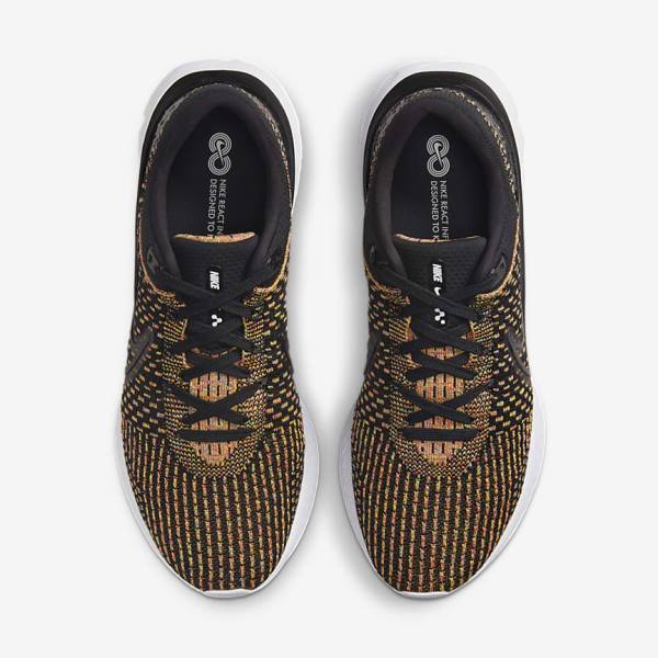 παπουτσια για τρεξιμο Nike React Infinity Run Flyknit 3 δρομου ανδρικα μαυρα μπλε ροζ ασπρα | NK037IZB