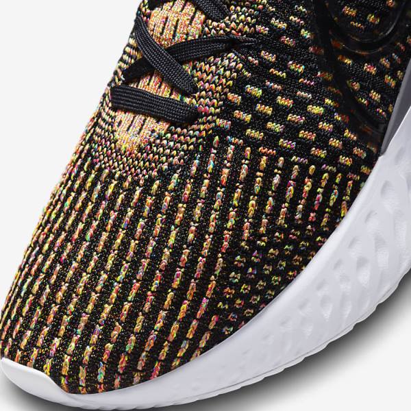 παπουτσια για τρεξιμο Nike React Infinity Run Flyknit 3 δρομου ανδρικα μαυρα μπλε ροζ ασπρα | NK037IZB