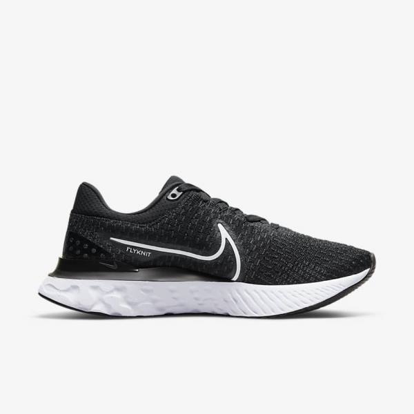 παπουτσια για τρεξιμο Nike React Infinity Run Flyknit 3 δρομου γυναικεια μαυρα ασπρα | NK297DOC