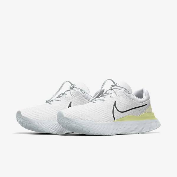 παπουτσια για τρεξιμο Nike React Infinity Run 3 By You Custom δρομου ανδρικα ασπρα | NK327RWF