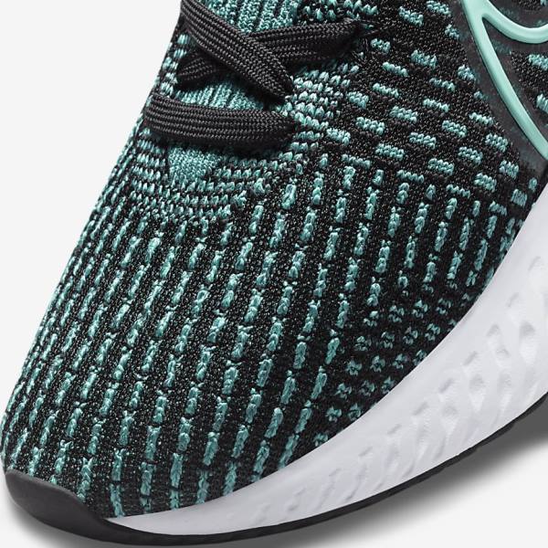 παπουτσια για τρεξιμο Nike React Infinity Run Flyknit 3 δρομου γυναικεια μαυρα ροζ τυρκουάζ τυρκουάζ | NK358OMV