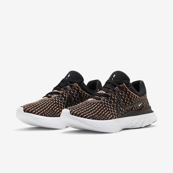 παπουτσια για τρεξιμο Nike React Infinity Run Flyknit 3 δρομου γυναικεια μαυρα μπλε ροζ ασπρα | NK562FGQ