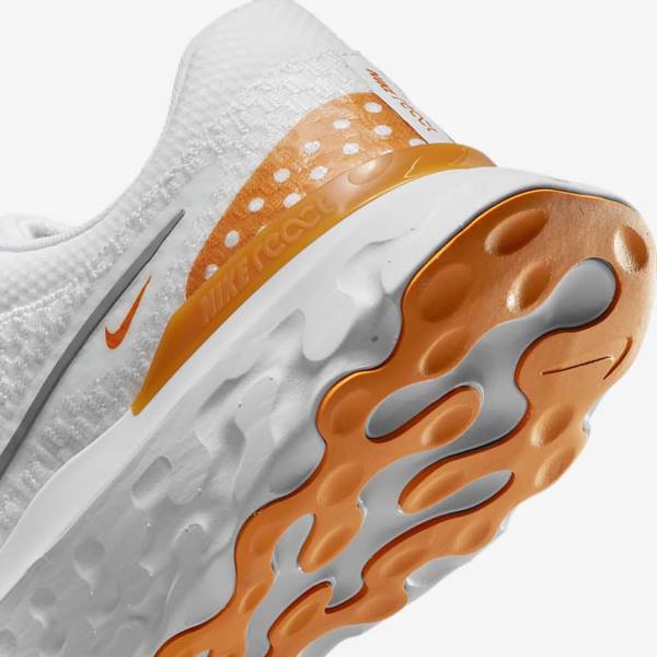 παπουτσια για τρεξιμο Nike React Infinity Run Flyknit 3 δρομου ανδρικα ασπρα γκρι | NK564ZNT