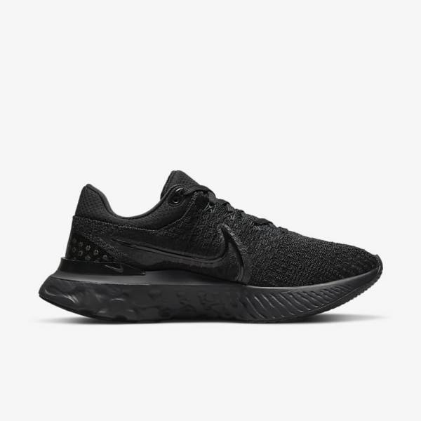 παπουτσια για τρεξιμο Nike React Infinity Run Flyknit 3 δρομου γυναικεια μαυρα | NK739XTR