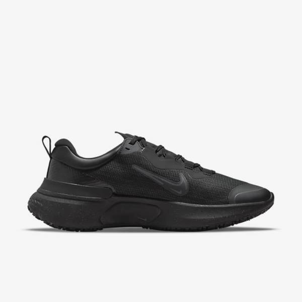 παπουτσια για τρεξιμο Nike React Miler 2 Shield Weatherised δρομου ανδρικα μαυρα σκούρο γκρι μαυρα | NK915CHS