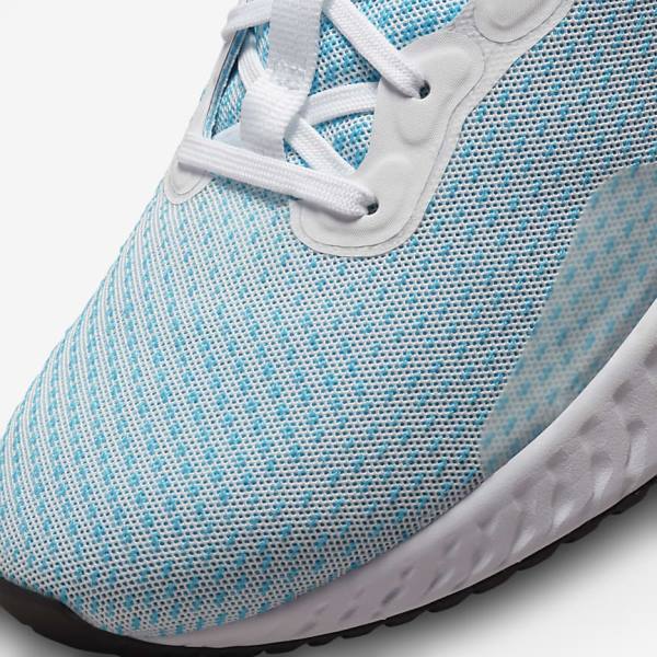 παπουτσια για τρεξιμο Nike React Miler 3 δρομου ανδρικα ασπρα μπλε μαυρα | NK592MLW
