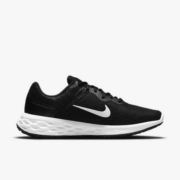 παπουτσια για τρεξιμο Nike Revolution 6 Next Nature δρομου ανδρικα μαυρα γκρι ασπρα | NK290PBS