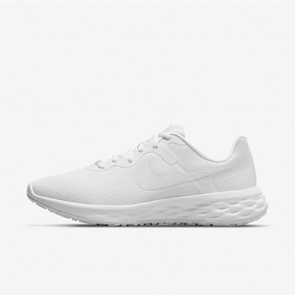 παπουτσια για τρεξιμο Nike Revolution 6 Next Nature δρομου ανδρικα ασπρα | NK386YZM