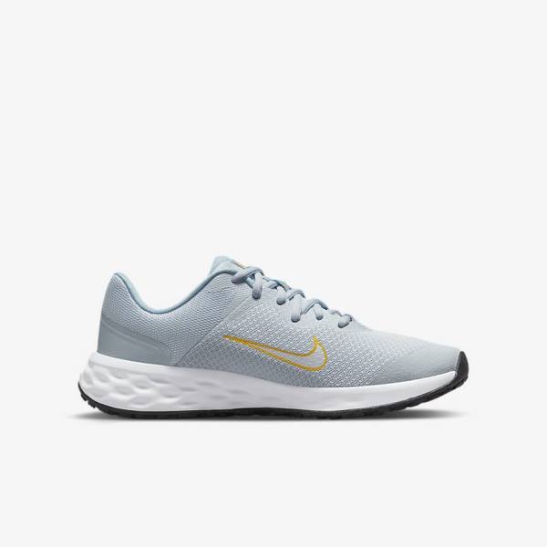 παπουτσια για τρεξιμο Nike Revolution 6 Older δρομου παιδικα μπλε Πολύχρωμο | NK519XUA