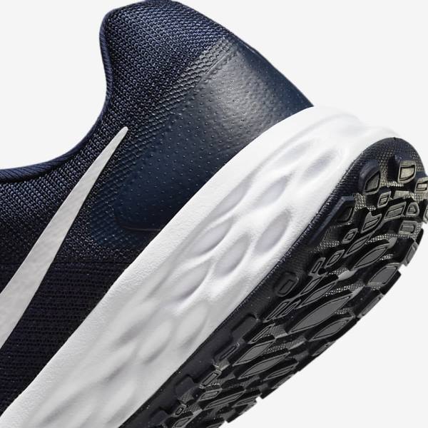 παπουτσια για τρεξιμο Nike Revolution 6 Next Nature δρομου ανδρικα σκουρο μπλε οψιάνος ασπρα | NK904JHP