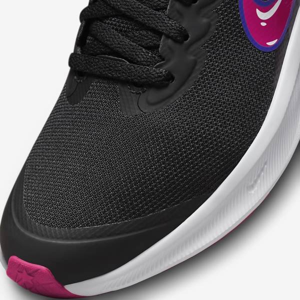 παπουτσια για τρεξιμο Nike Star Runner 3 SE Older δρομου παιδικα μαυρα ροζ | NK615PWU