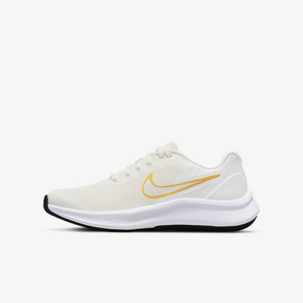 παπουτσια για τρεξιμο Nike Star Runner 3 Older δρομου παιδικα ασπρα χρυσο χρωμα Πολύχρωμο | NK649HYC