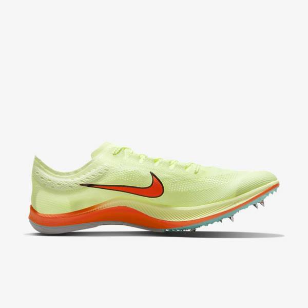 παπουτσια για τρεξιμο Nike ZoomX Dragonfly Athletics Distance Spikes ανδρικα τυρκουάζ μαυρα πορτοκαλι | NK074XLT