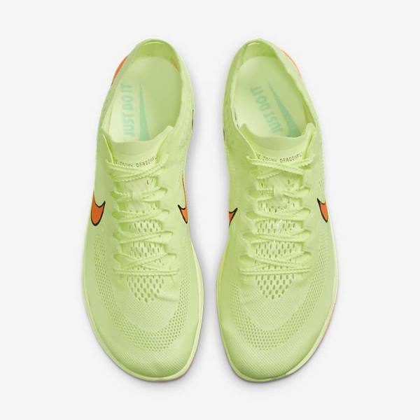 παπουτσια για τρεξιμο Nike ZoomX Dragonfly Athletics Distance Spikes ανδρικα τυρκουάζ μαυρα πορτοκαλι | NK074XLT