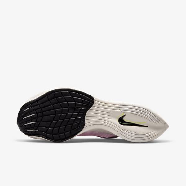 παπουτσια για τρεξιμο Nike ZoomX Vaporfly Next% 2 δρομου αγωνιστικα γυναικεια ασπρα μαυρα μαυρα | NK052AVD