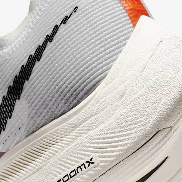 παπουτσια για τρεξιμο Nike ZoomX Vaporfly Next% 2 δρομου αγωνιστικα γυναικεια ασπρα μαυρα μαυρα | NK052AVD