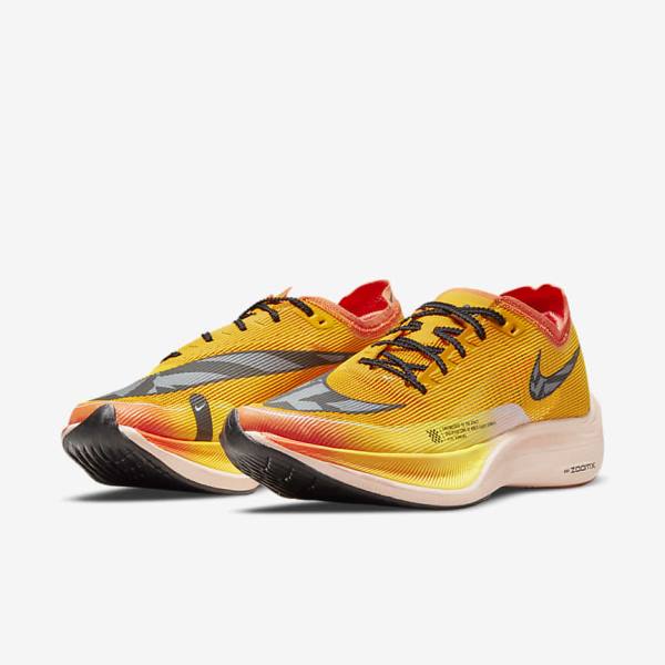 παπουτσια για τρεξιμο Nike ZoomX Vaporfly NEXT% 2 Ekiden δρομου αγωνιστικα ανδρικα ασπρα μαυρα μαυρα | NK140NIG