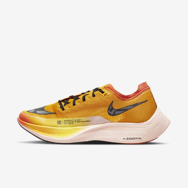 παπουτσια για τρεξιμο Nike ZoomX Vaporfly NEXT% 2 Ekiden δρομου αγωνιστικα ανδρικα ασπρα μαυρα μαυρα | NK140NIG