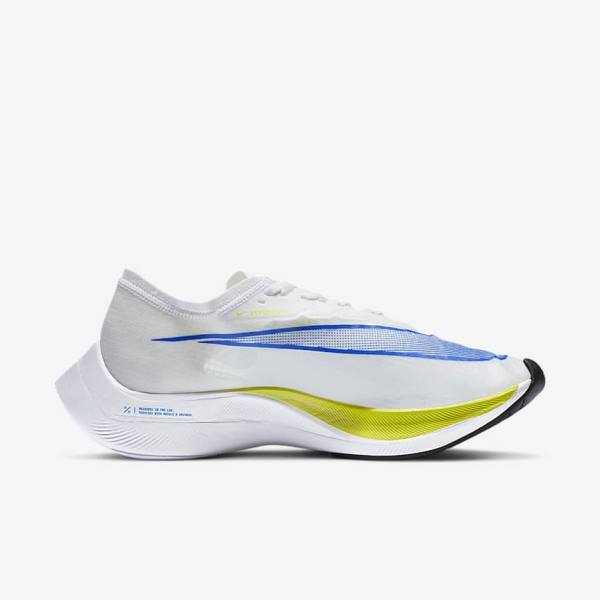 παπουτσια για τρεξιμο Nike ZoomX Vaporfly NEXT% δρομου αγωνιστικα γυναικεια ασπρα μαυρα μπλε | NK294JKO