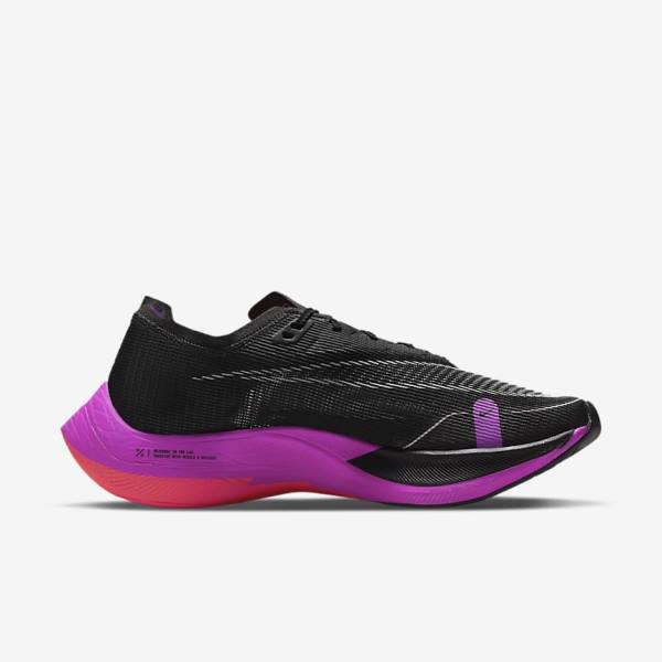 παπουτσια για τρεξιμο Nike ZoomX Vaporfly Next% 2 δρομου αγωνιστικα ανδρικα μαυρα μωβ γκρι κοκκινα | NK297IRY